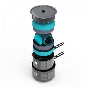 Sea To Summit AlphaSet 4.2 Topfset pacific blue/grey