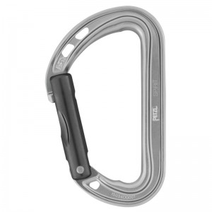 Petzl Spirit straight Karabiner grey