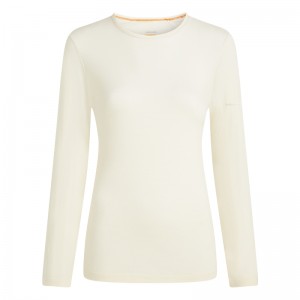 Icebreaker BF200 Oasis L/S Crewe Women undyed S