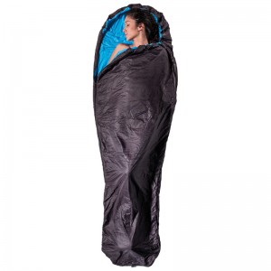 Cocoon Innerbag espresso/azure 220x80/55 cm RV links