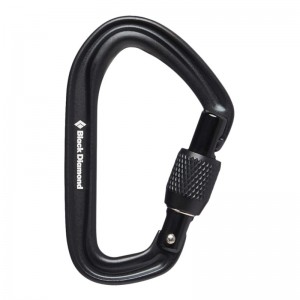Black Diamond Hotforge Screwgate Karabiner black