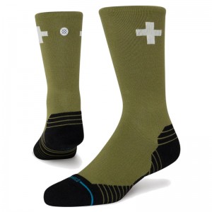 Stance Lonely Canyon Cew green L 43-47
