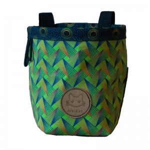 Afrikat Chalkbag+Belt LIMITED EDITION green geo
