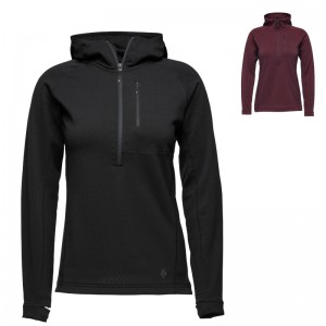 Black Diamond Coefficient QZ Hoody - Pullover Frauen