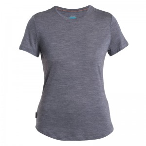 Icebreaker Merino 125 Cool Lite Sphere 3 SS Women midnight navy heather L