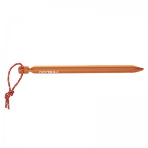 Nordisk Aluminium Triple Twister Zeltheringe (6 Stk) bossa nova red