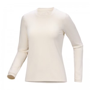Arcteryx Taema Thermal Crew LS arctic silk heather - Longsleeves Frauen
