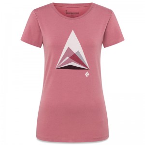 Black Diamond Mountain Transparancy Tee  - T-Shirts Frauen