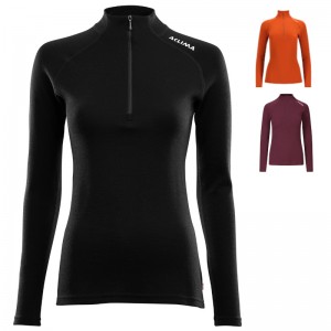 Aclima Warmwool 200 Mockneck Zip - Unterw?sche Frauen