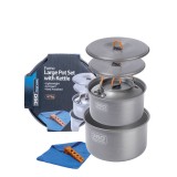 360 Degrees Furno Large Pot Set with Kettle grey