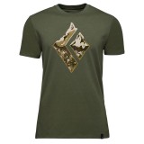 Black Diamond Mountain Logo Tee T-Shirt Männer