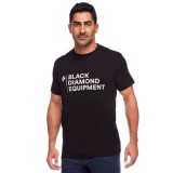 Black Diamond Stacked Logo SS Tee T-Shirts Männer