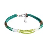 Sherpa Mayalu Three Wire Bracelet gokarna green