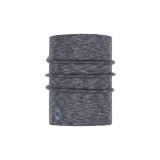 Buff Merino Heavyweight Neck Warmer multi stripes fog grey