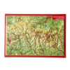 Georelief Reliefpostkarte Riesengebirge