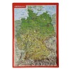Georelief Reliefpostkarte Deutschland