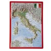 Georelief Reliefpostkarte Italien