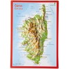 Georelief Reliefpostkarte Korsika