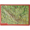 Georelief Reliefpostkarte Rennsteig