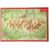 Georelief Reliefpostkarte Tatra