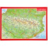 Georelief Reliefpostkarte Pyrenäen
