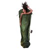 Cocoon MummyLiner Seide dark olive green 241x90/56cm
