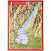 Georelief Reliefpostkarte Gardasee