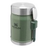 Stanley Classic Food Container Isolierflasche + Spork 0,4 Liter grün