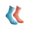 La Sportiva For Your Mountain Socks hibiscus/malibu blue S