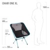 Helinox Chair One XL black / cyan blue