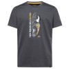 La Sportiva Solution T-Shirt M carbon/yellow S